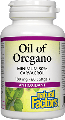 Natural Factors Organic Oil of Oregano 180 mg At Healtha.ca