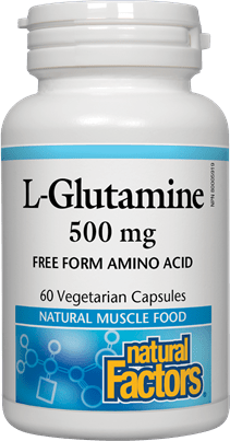 Natural Factors L-Glutamine 500 mg 60 Capsules