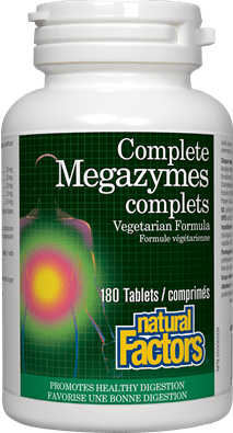 Natural Factors Complete Megazymes 180 Tablets