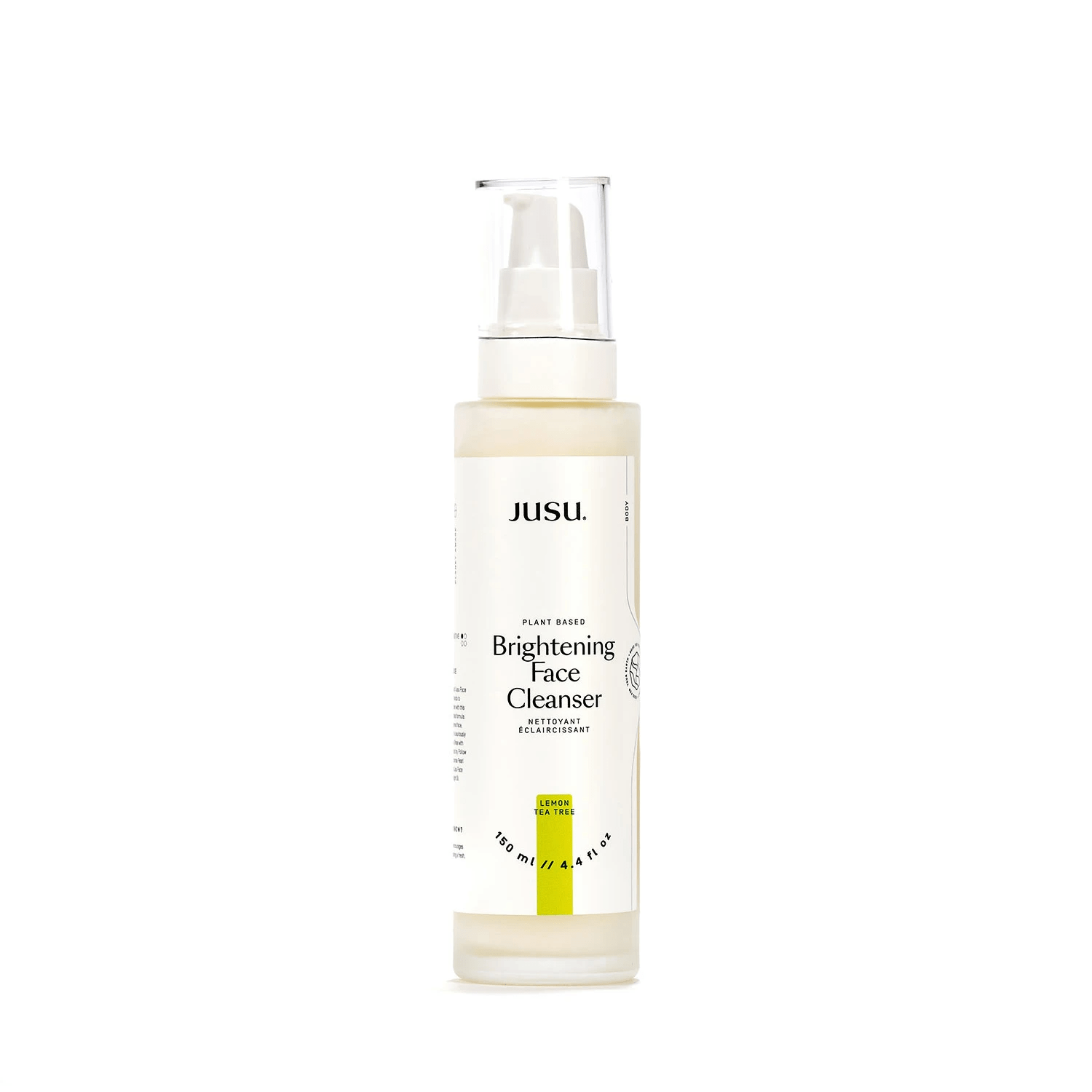 Jusu Plant Based Lemon Tea Tree Brightening Face Cleanser
