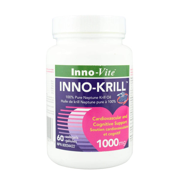 Innovite Health Krill Oil Omega-3 1000 mg 60 Softgels