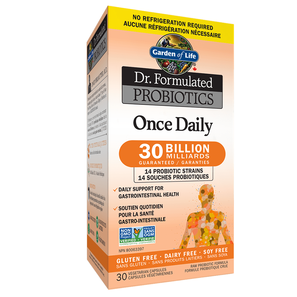 Garden of Life Dr. Formulated Probiotics Once Daily 30 Billion No Refrigeration
