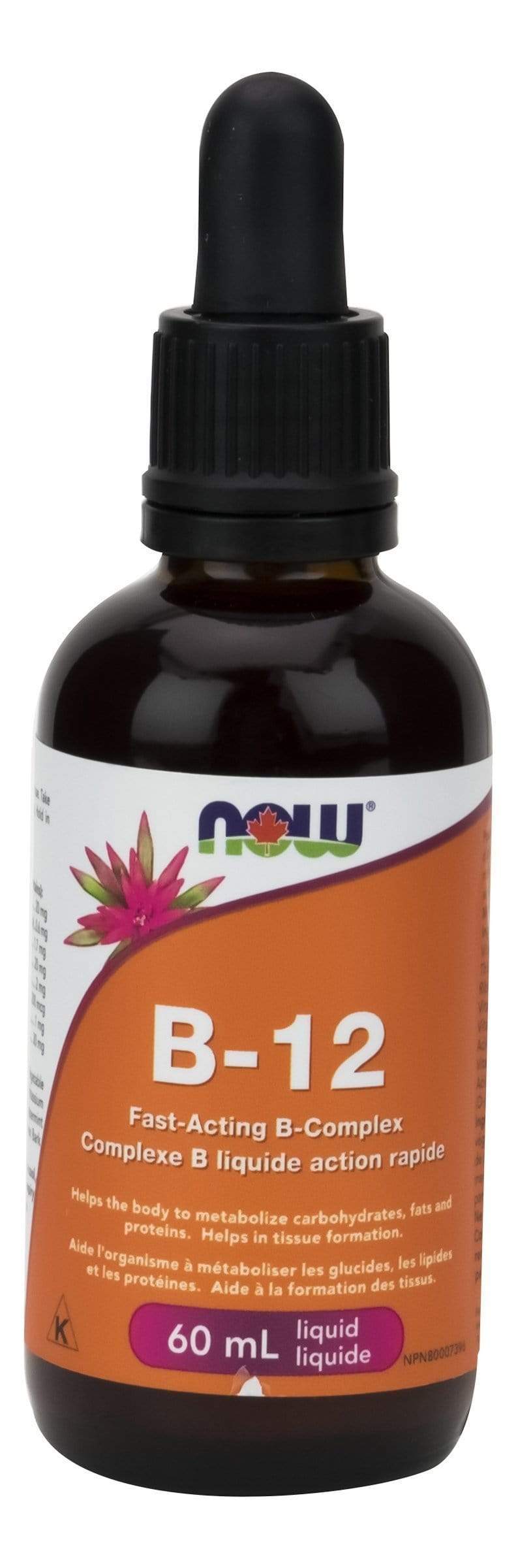 NOW B-12 Complex Liquid 600mcg 60mL