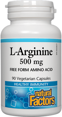 Natural Factors L-Arginine 500 mg 90 Capsules