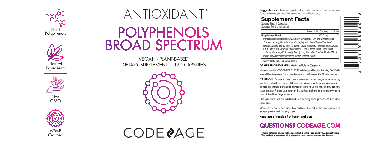 Polyphenols Broad Spectrum 120 Caps