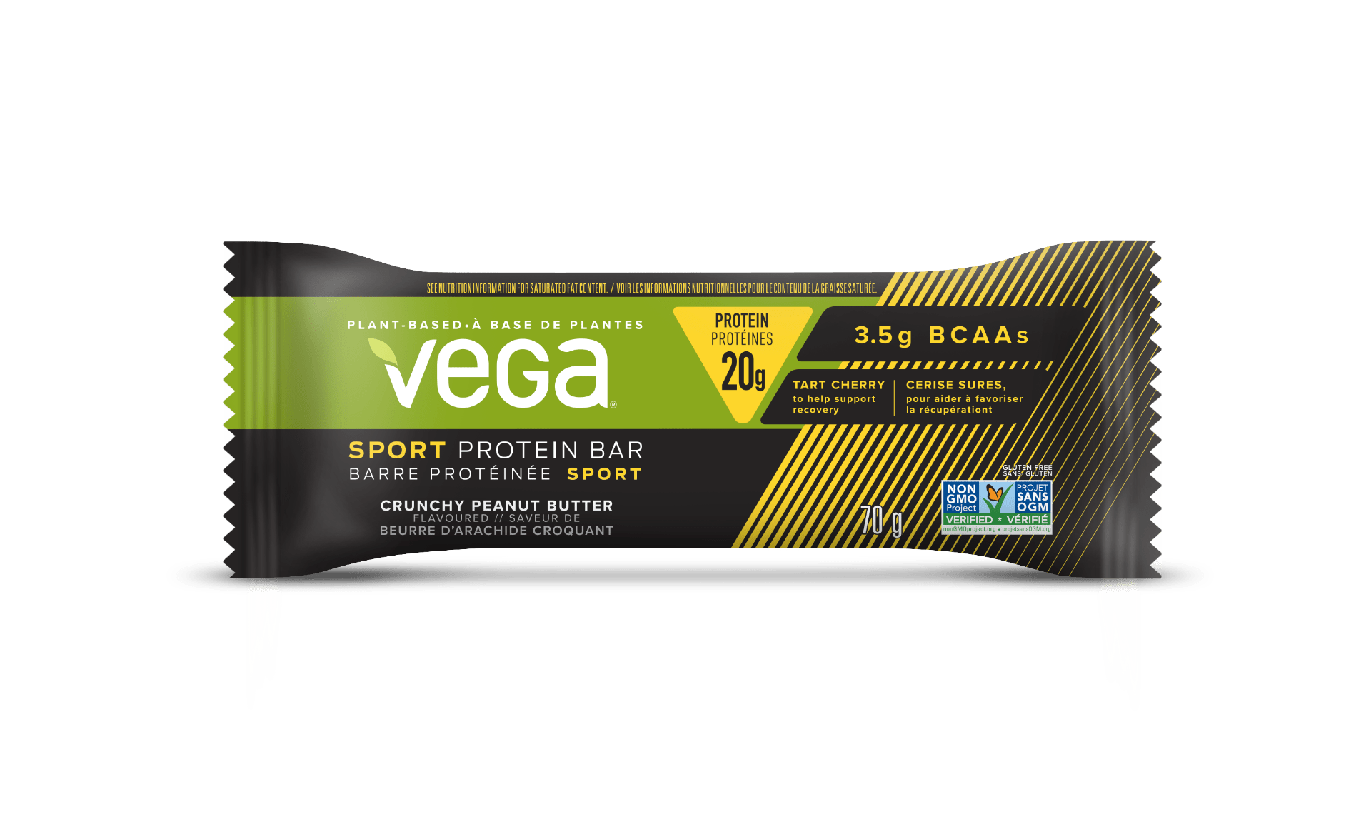 Vega Sport Protein Bar Crunchy Peanut Butter Single Bar