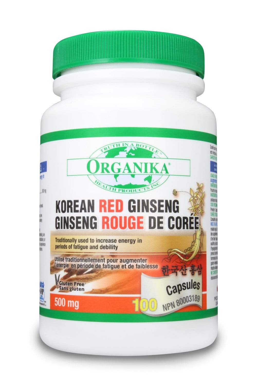 Organika Korean Red Ginseng 100 Capsules