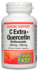 Natural Factors C Extra + Quercetin 60 Capsules