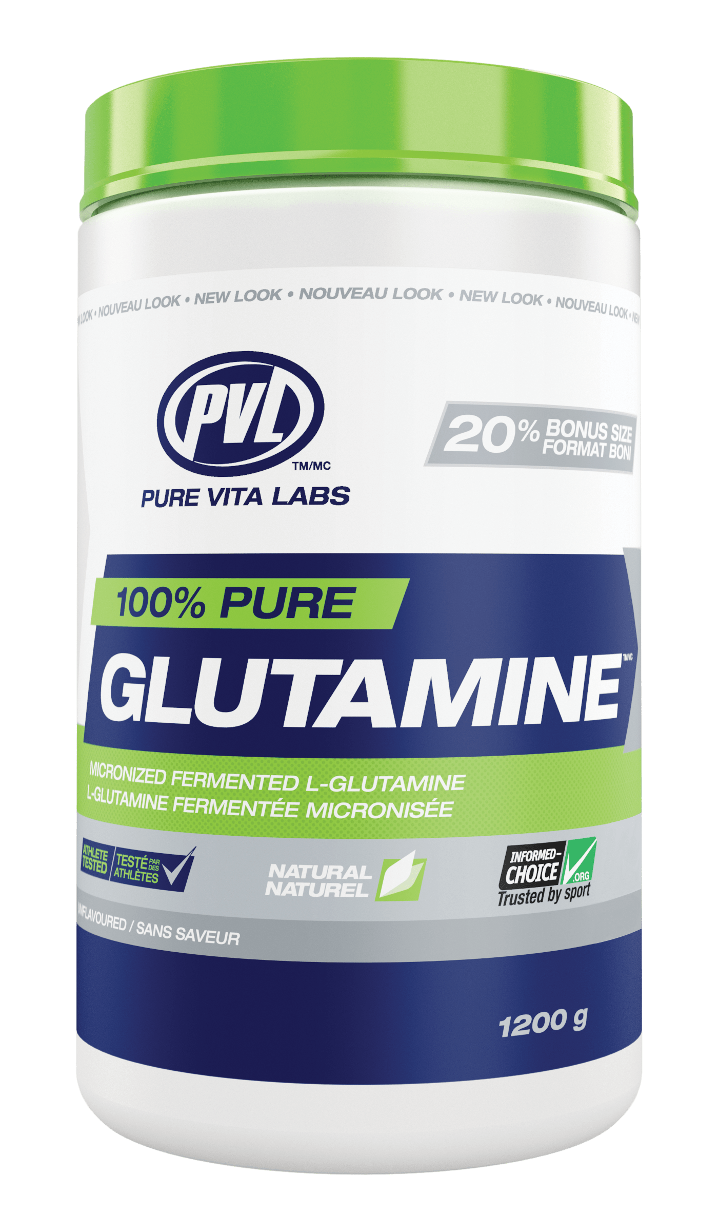 PVL Essentials 100% Pure Glutamine - Unflavoured