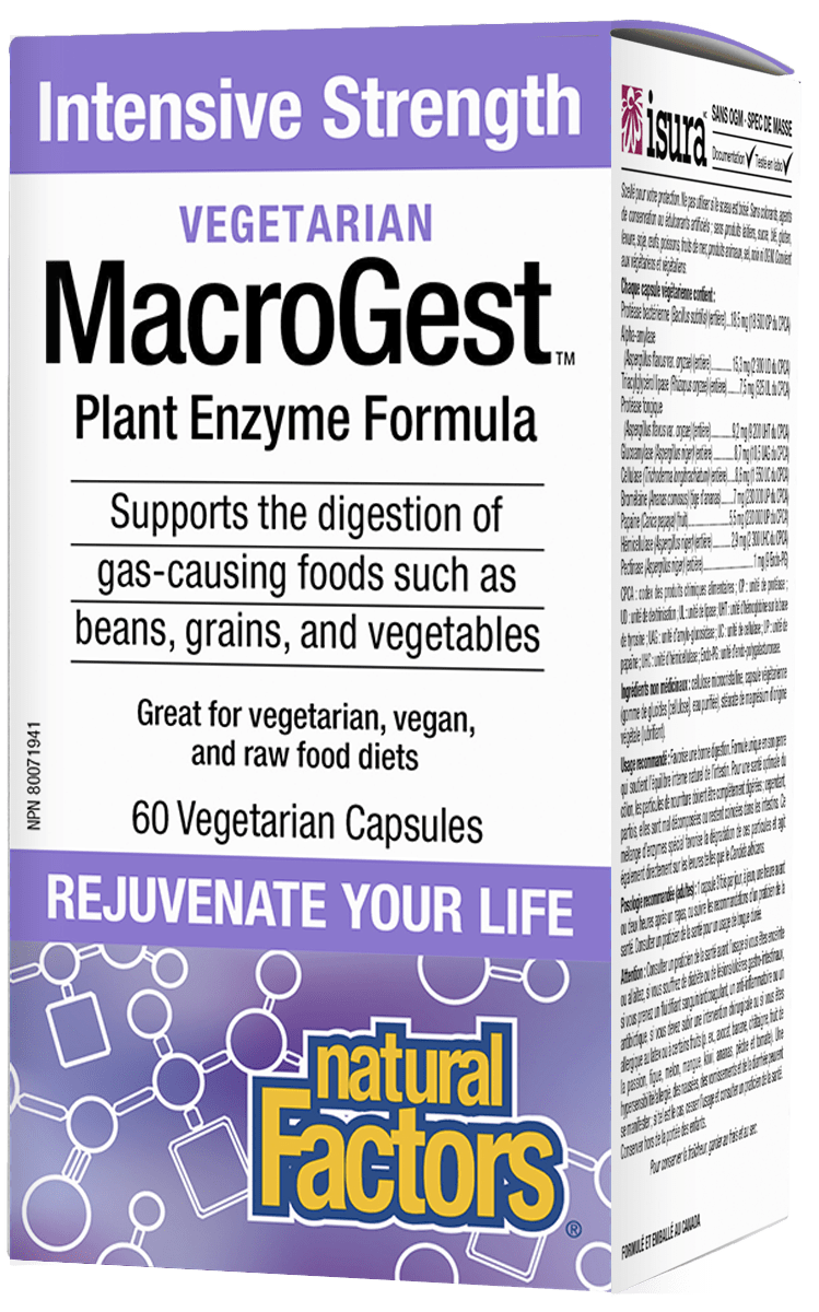 Natural Factors Vegetarian MacroGest Intensive Strength