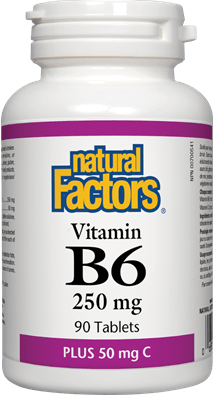 Natural Factors VItamin B6 250 mg w/ Vitamin C