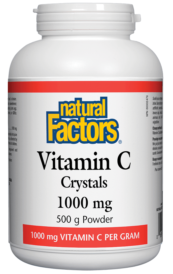 Natural Factors Vitamin C Crystals 500g Powder
