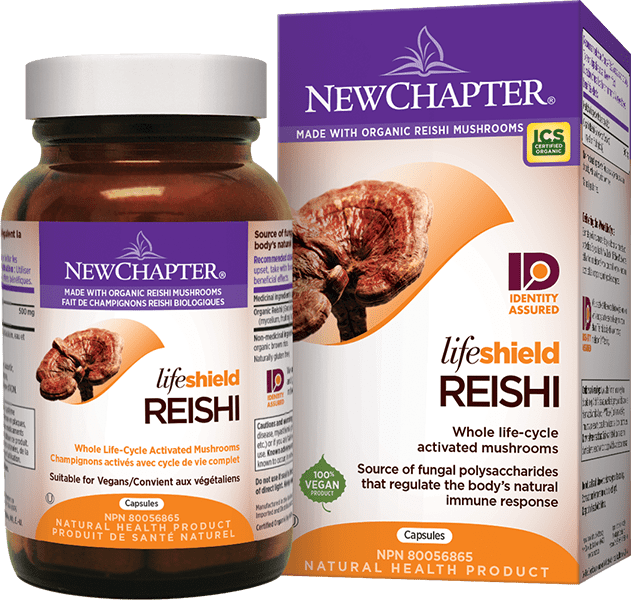 New Chapter LifeShield Reishi Mushrooms 48 Capsules
