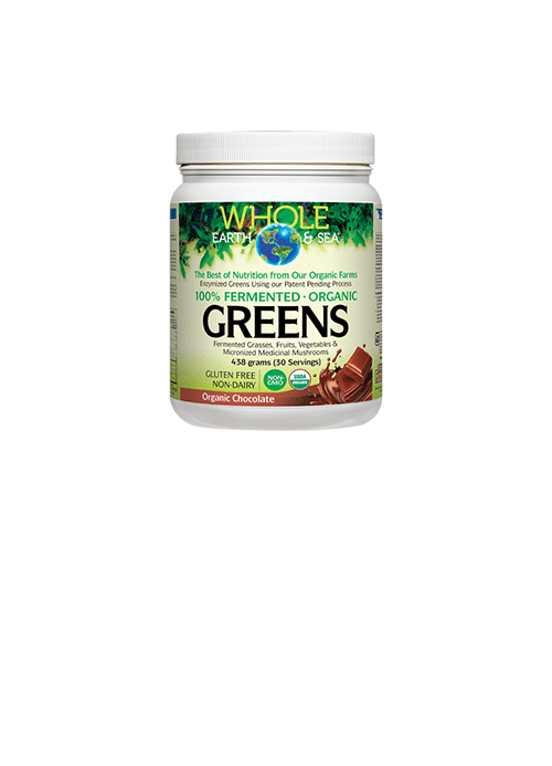 Whole Earth And Sea Fermented Organic Greens Organic Chocolate