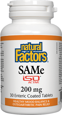 Natural Factors SAMe 200 mg 30 Tablets