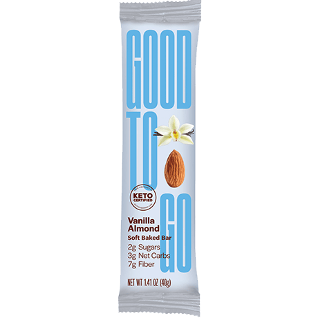 Good To Go Vanilla Almond Keto Bars 40 g Single Bar