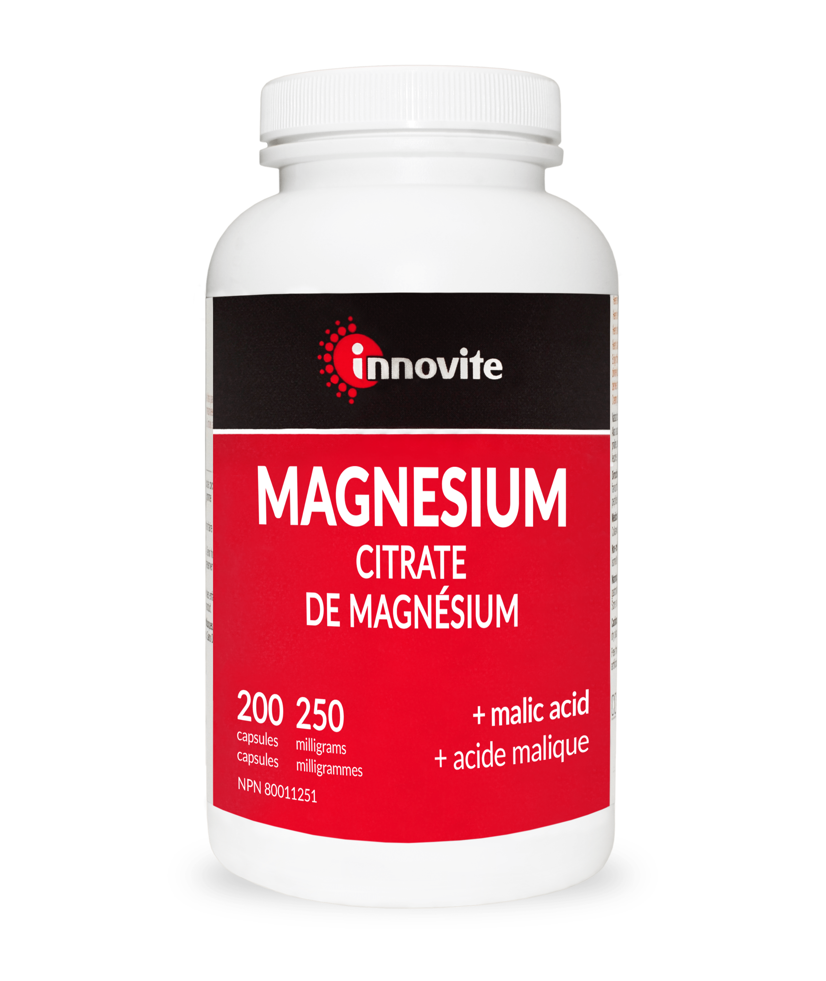 Innovite Health Magnesium Citrate 250 mg 200 Capsules