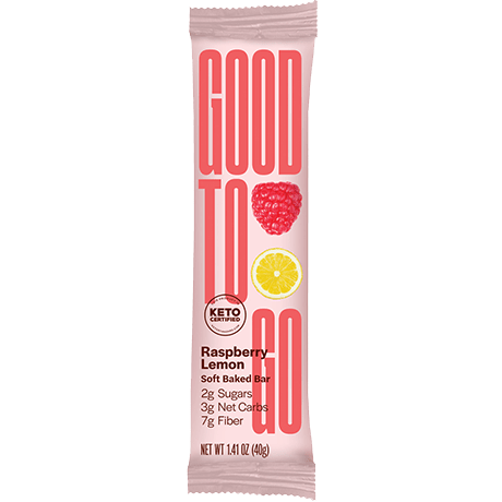 Good To Go Raspberry Lemon Keto Bars 40 g Single Bar