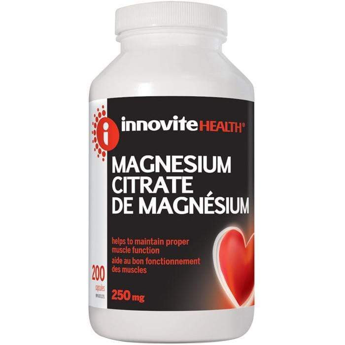 Innovite Health Magnesium Citrate 250 mg 200 Capsules