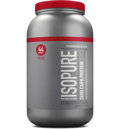 ISOPURE Zero Carb Strawberry Cream, Whey Protein
