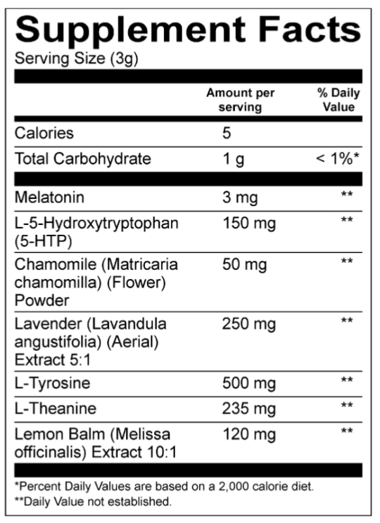 Natreve Wellness Sleep-Peaceful Dietary Supplement