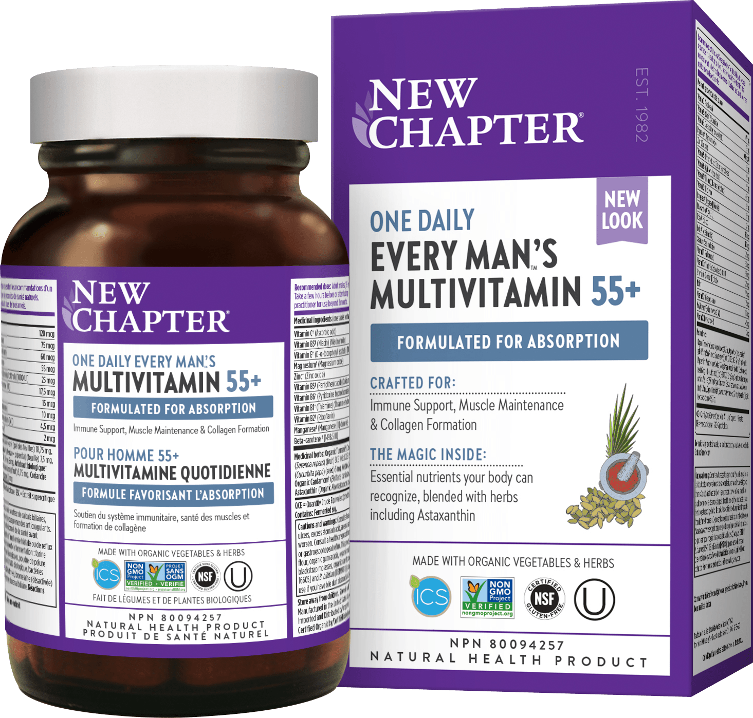 New Chapter Every Man's One Daily 55+ Multi 48 Tablets