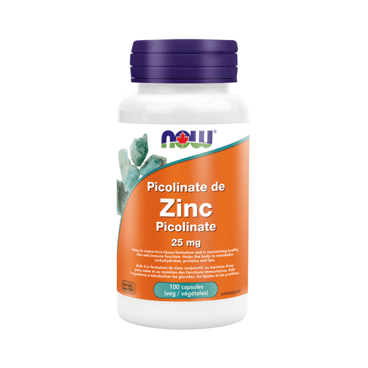 NOW, Zinc Picolinate, 25mg, 100 V-Caps