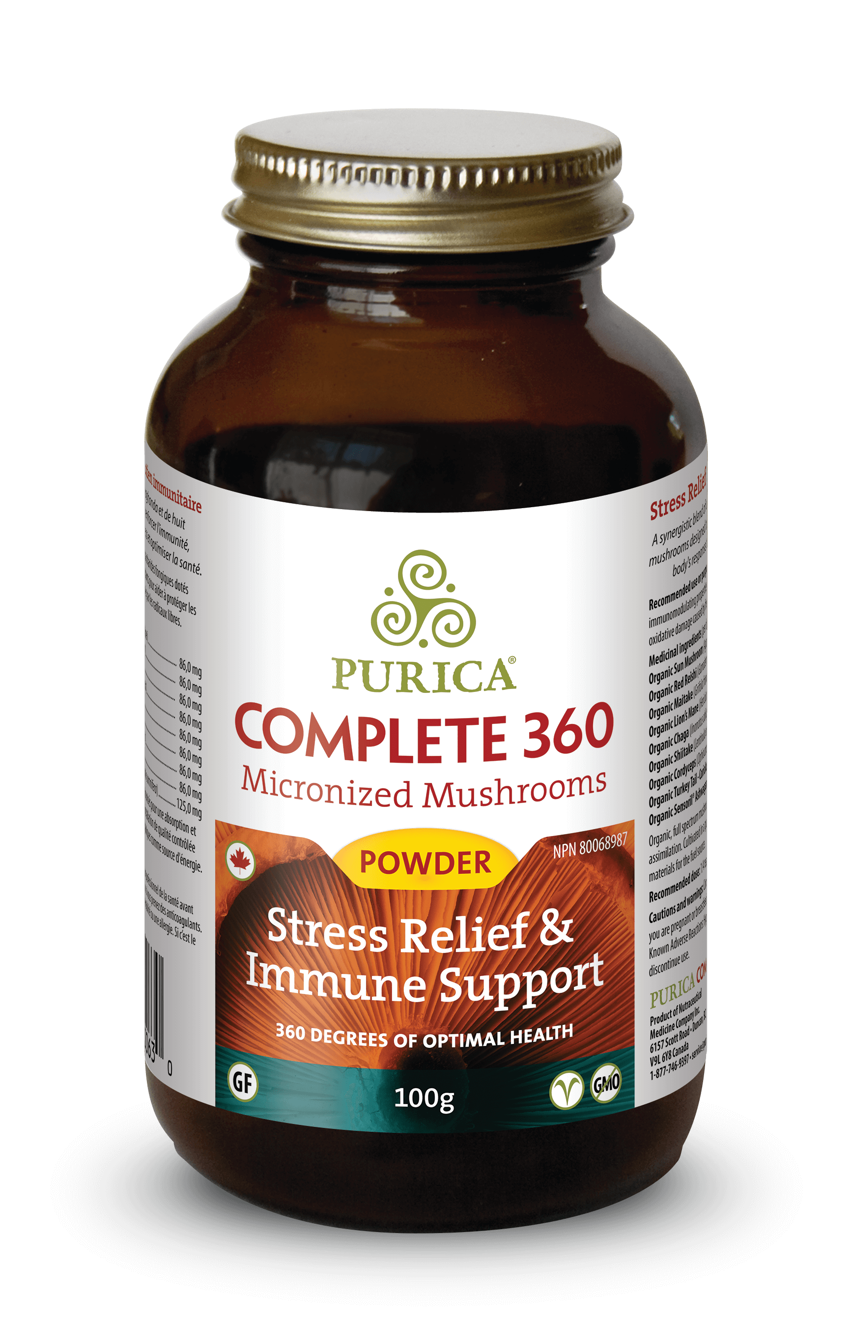 Purica Complete 360 Powder Stress Relief & Immune Support