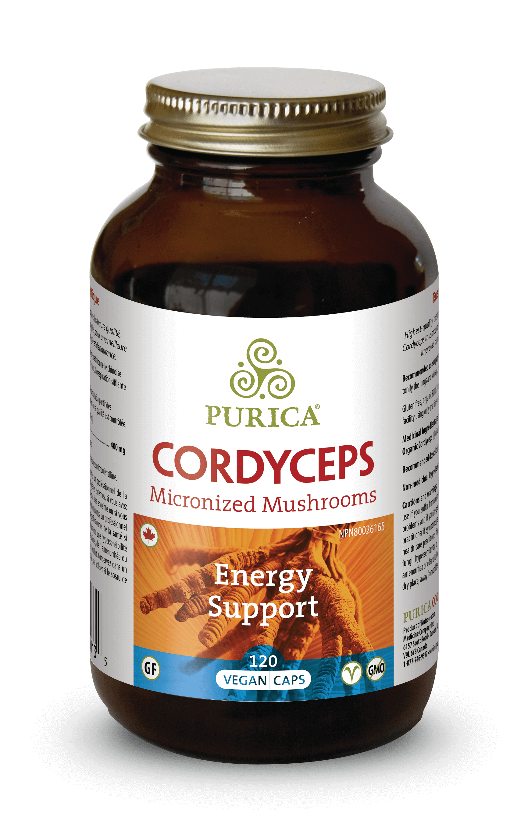 Purica Cordyceps 120 Capsules