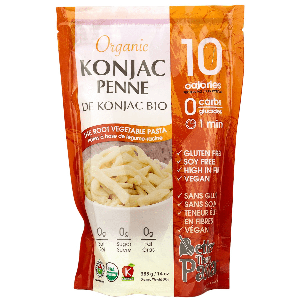 Better Than Pasta, Organic Konjac Penne, 385g