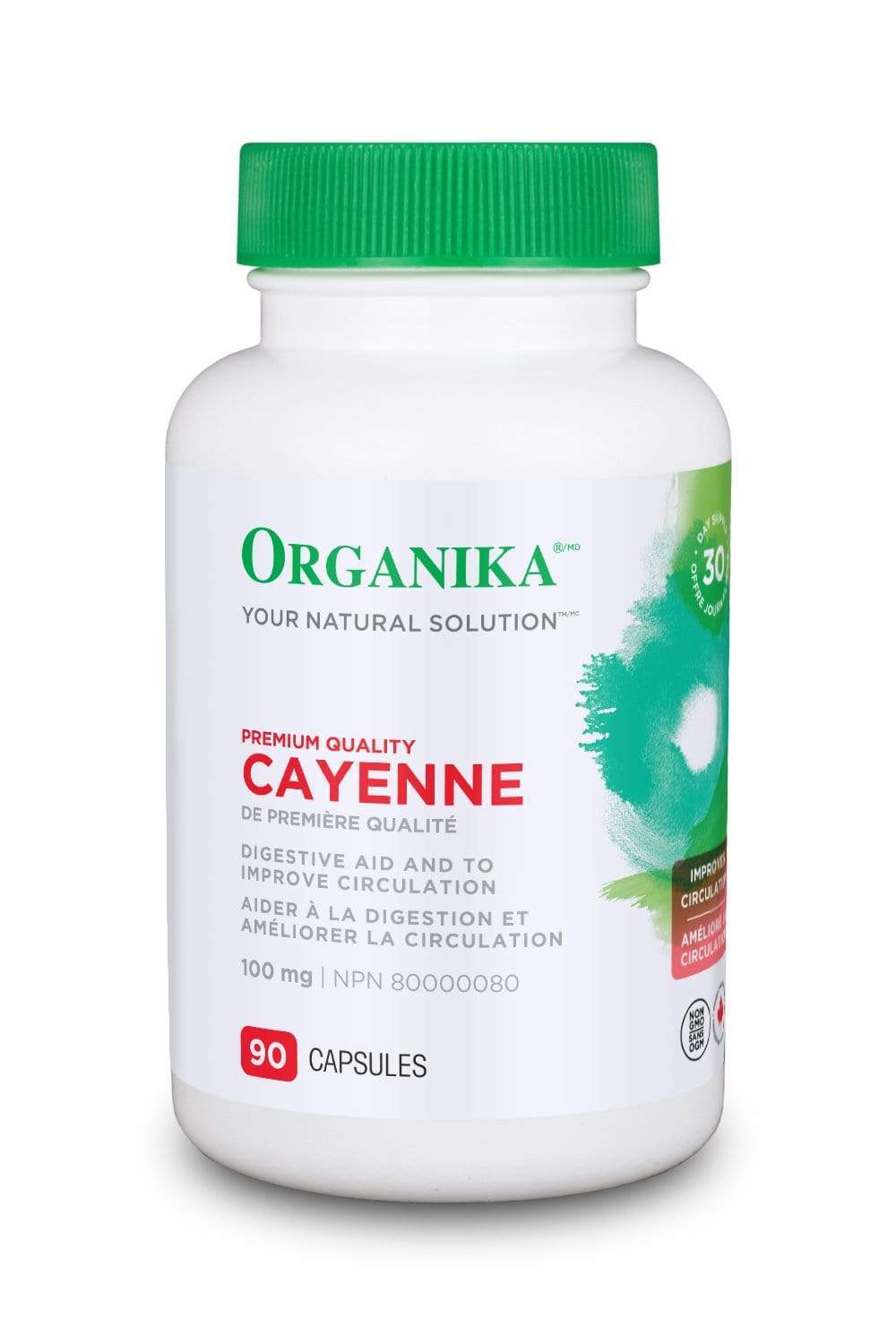 Organika CAYENNE EXTRACT 100MG 90 Capsules