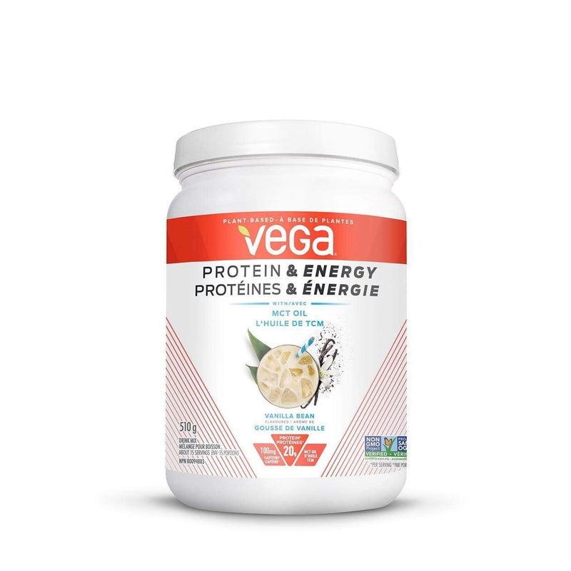 Vega, 단백질 &amp; 에너지, 바닐라빈, 510g 