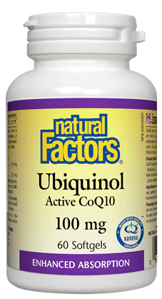 Natural Factors Ubiquinol Active CoQ10 100mg