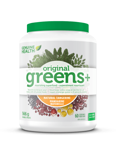 Genuine Health, Greens+, Natural Tangerine, 566g
