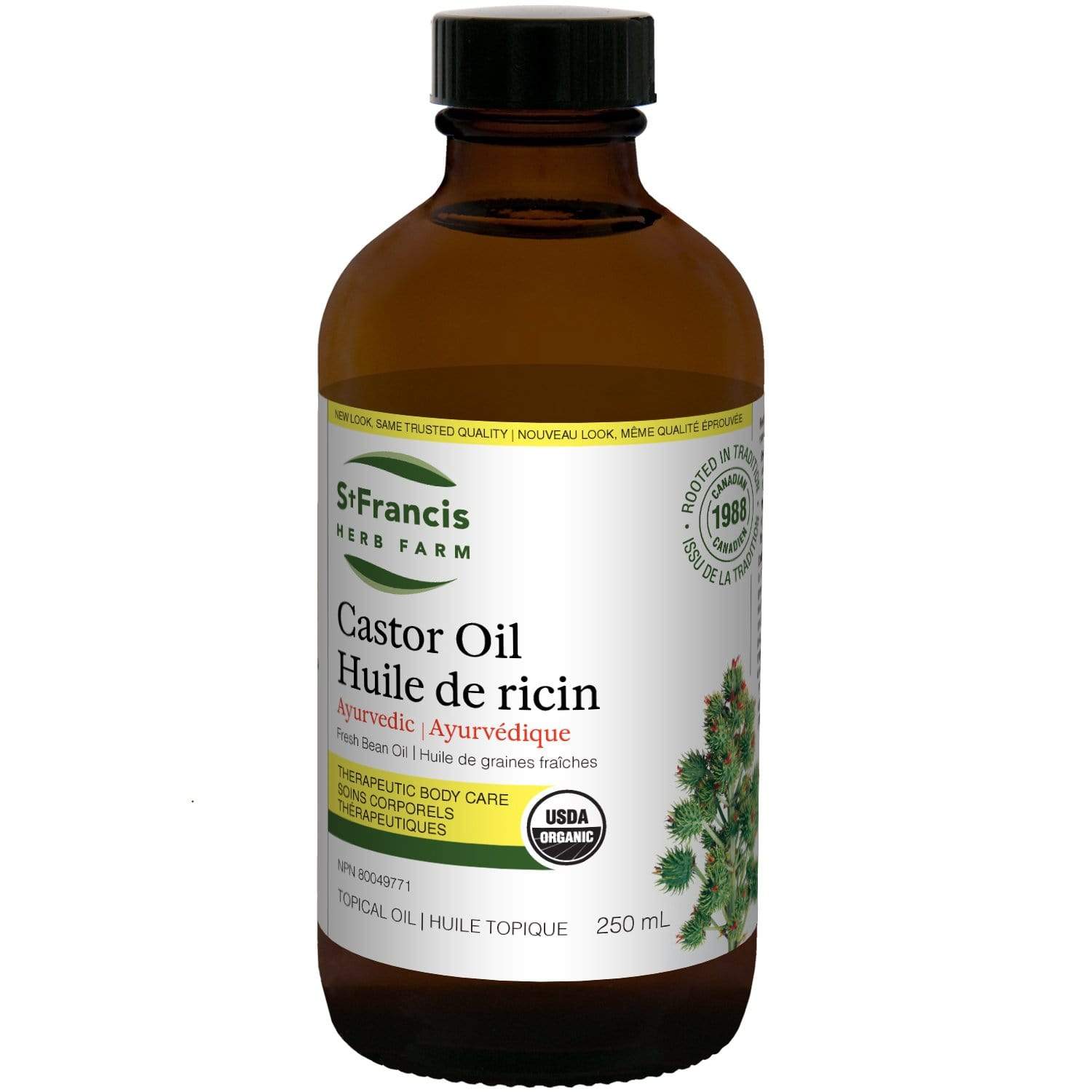 St Francis Herb Farm Castor Oil 250 ml