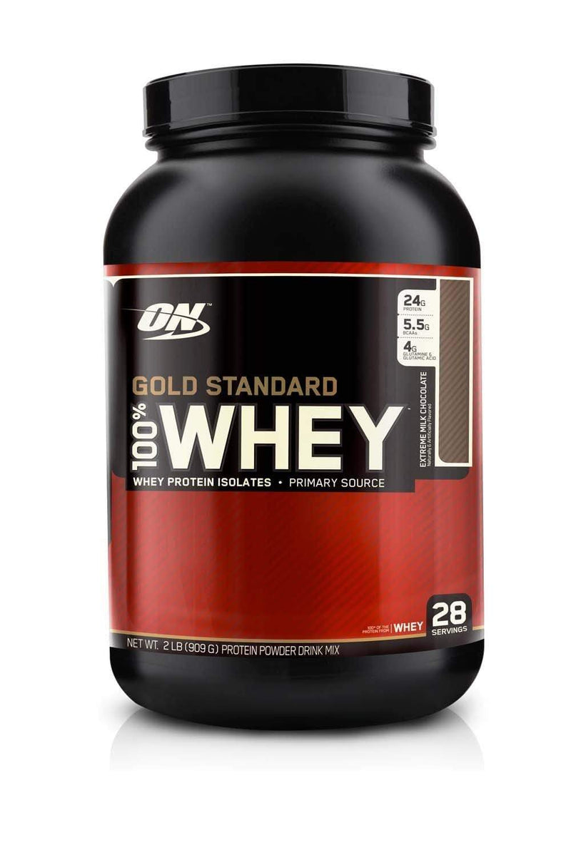 Optimum Nutrition, Gold Standard 100% Whey، شوكولاتة الحليب الفائقة، 907 جم (2 رطل)