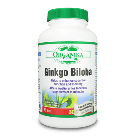 Organika GINKGO BILOBA EXTRACT 60MG 300 Capsules