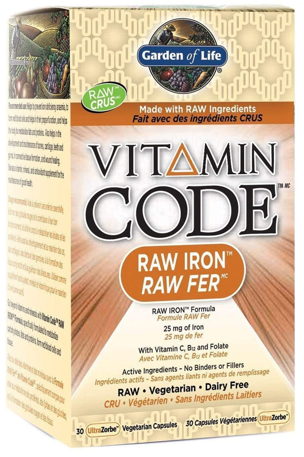 Garden of Life Vitamin Code - RAW Iron