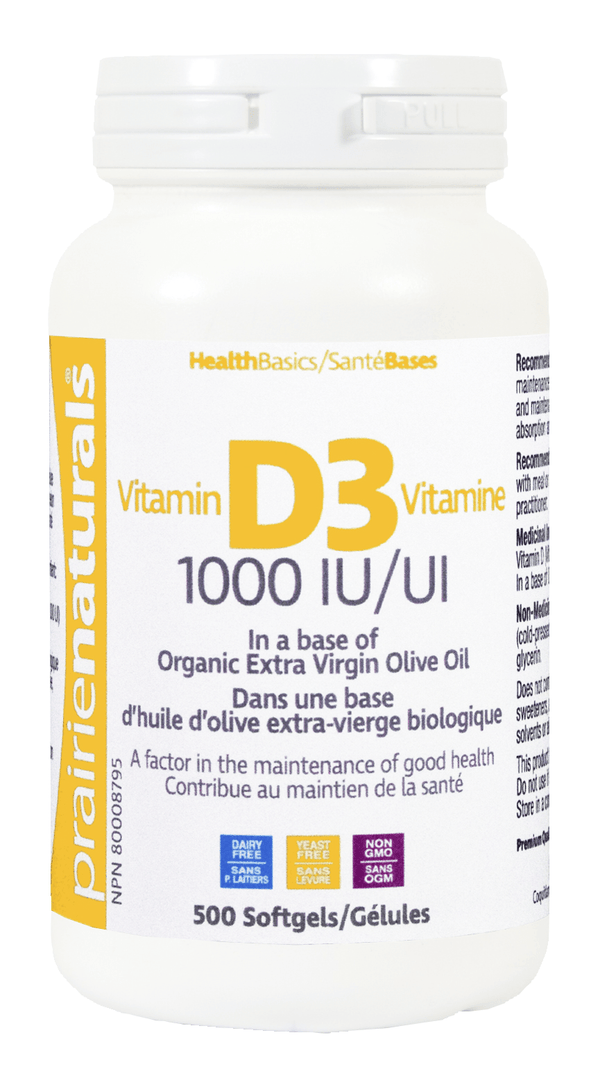 Prairie Naturals Vitamin D3 1000 IU