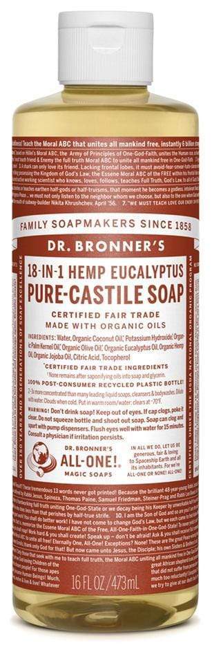 Dr. Bronner's Eucalyptus Liquid Soap