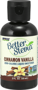 ناو بيتر ستيفيا سائل القرفة والفانيليا 60 مل