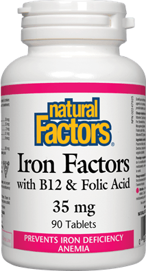 Natural Factors Iron Factors 35 mg 90 Tablets