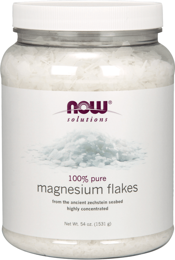 NOW, Magnesium Flakes, 1531g