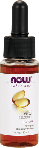 زيت التجميل فيتامين E 23000 وحدة دولية من ناو، 30 مل