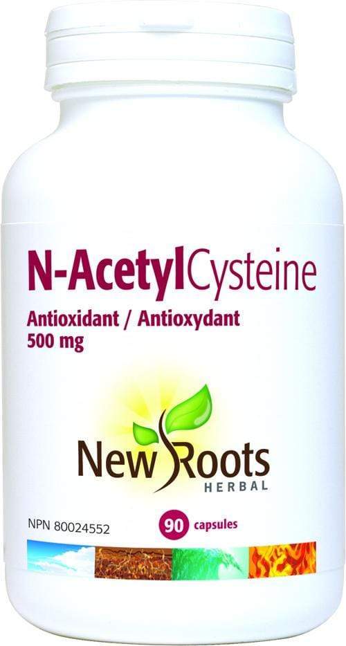 New Roots N-AcetylCysteine (NAC) 500 mg 90 Capsules