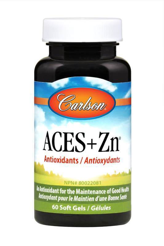 Carlson Laboratories Aces + Zn 60 Softgels