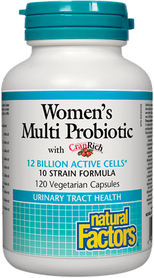 Natural Factors Women's Multi Probiotic, 120 Capsules