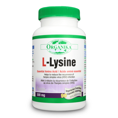 Organika L-LYSINE 500MG 90 Capsules