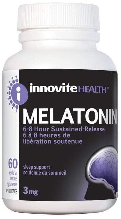 Innovite Health Melatonin 3 mg Timed Release 60 Capsules