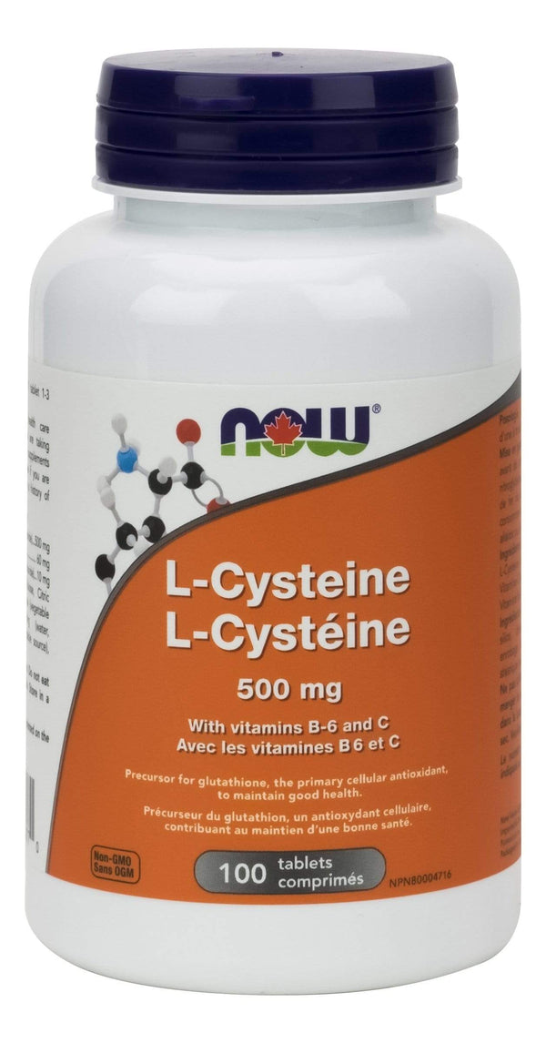 NOW L-Cysteine 500 mg 100 Tablets